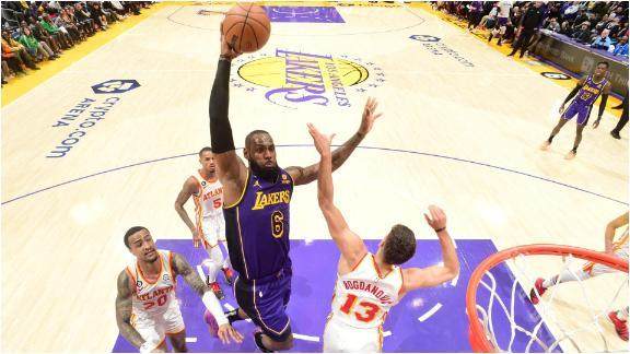 nba赔率-四连胜！詹姆斯提前打卡下班 湖人逼近西部前十